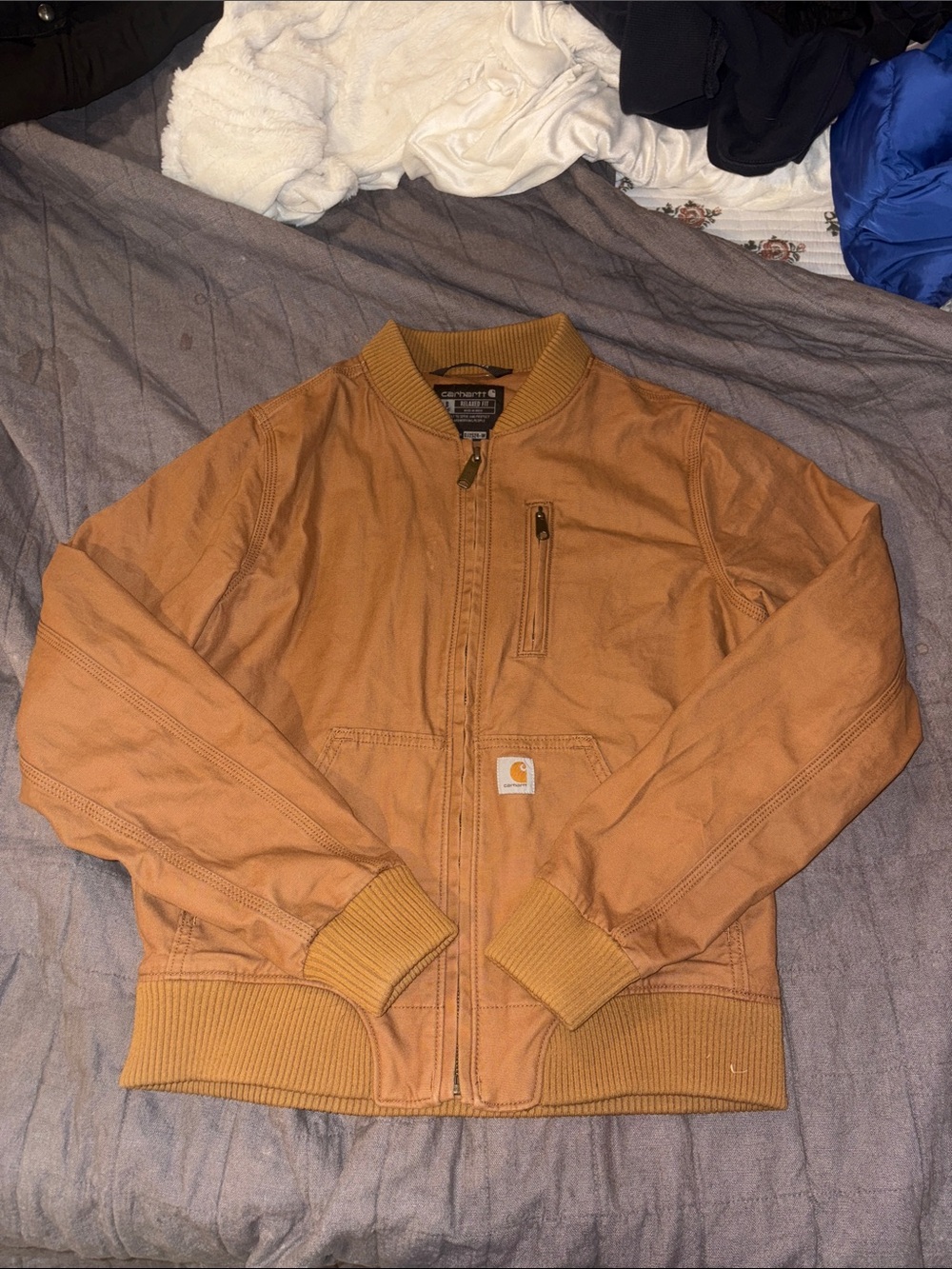 Carhartt woman’s Brown Jacket relax fit size small